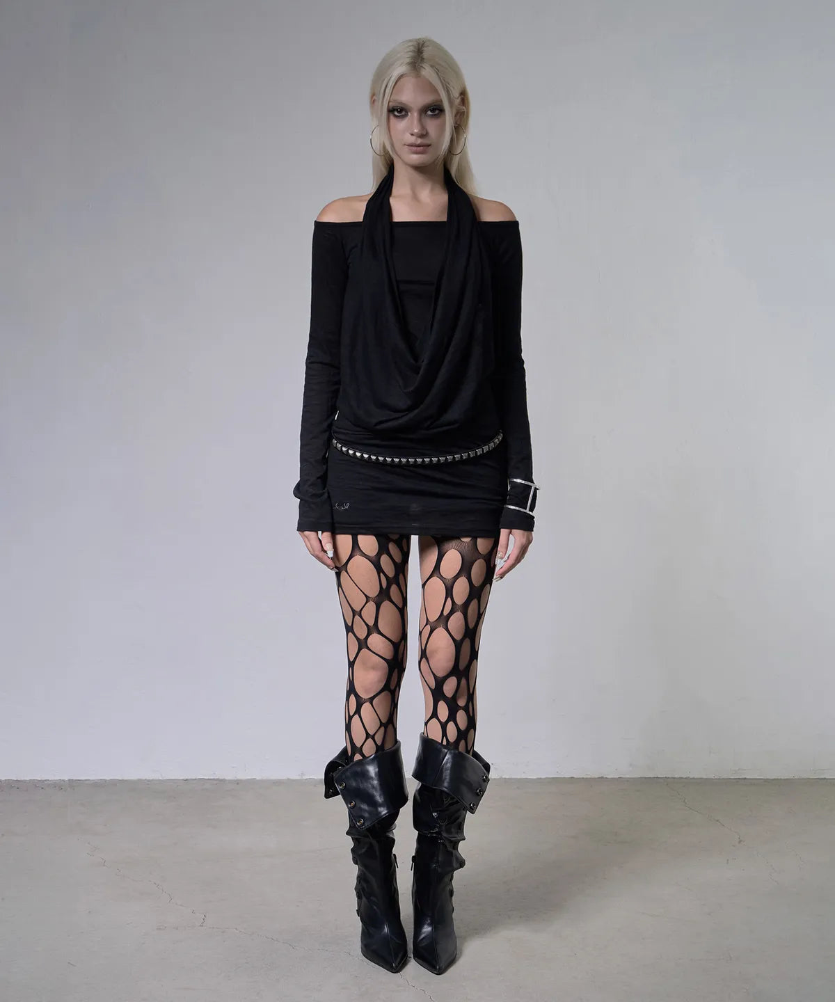 【Fancy Club】3-WAY OFF-SHOULDER COWL TOP - 2 colors