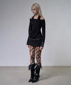 【Fancy Club】3-WAY OFF-SHOULDER COWL TOP - 2 colors