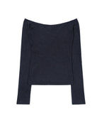 【Fancy Club】3-WAY OFF-SHOULDER COWL TOP - 2 colors