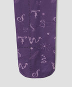 【typeservice】Tiny Glyph Tights [ purple / blue ]
