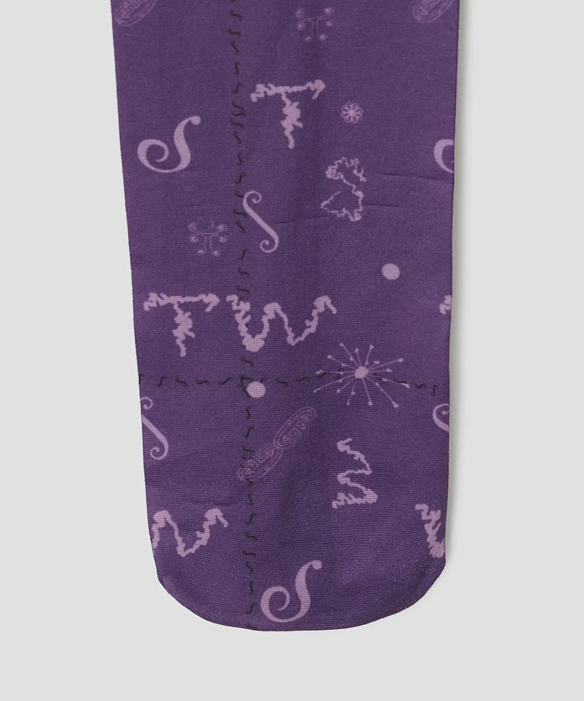 【typeservice】Tiny Glyph Tights [ purple / blue ]