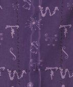 【typeservice】Tiny Glyph Tights [ purple / blue ]