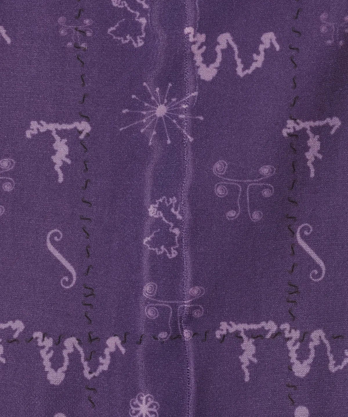 【typeservice】Tiny Glyph Tights [ purple / blue ]