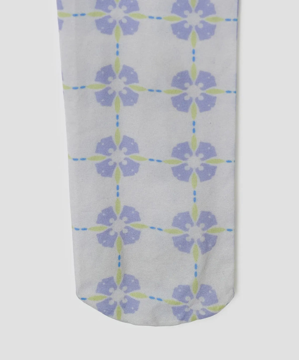 【typeservice】Flora Tile Tights [ Lime / Gray ]