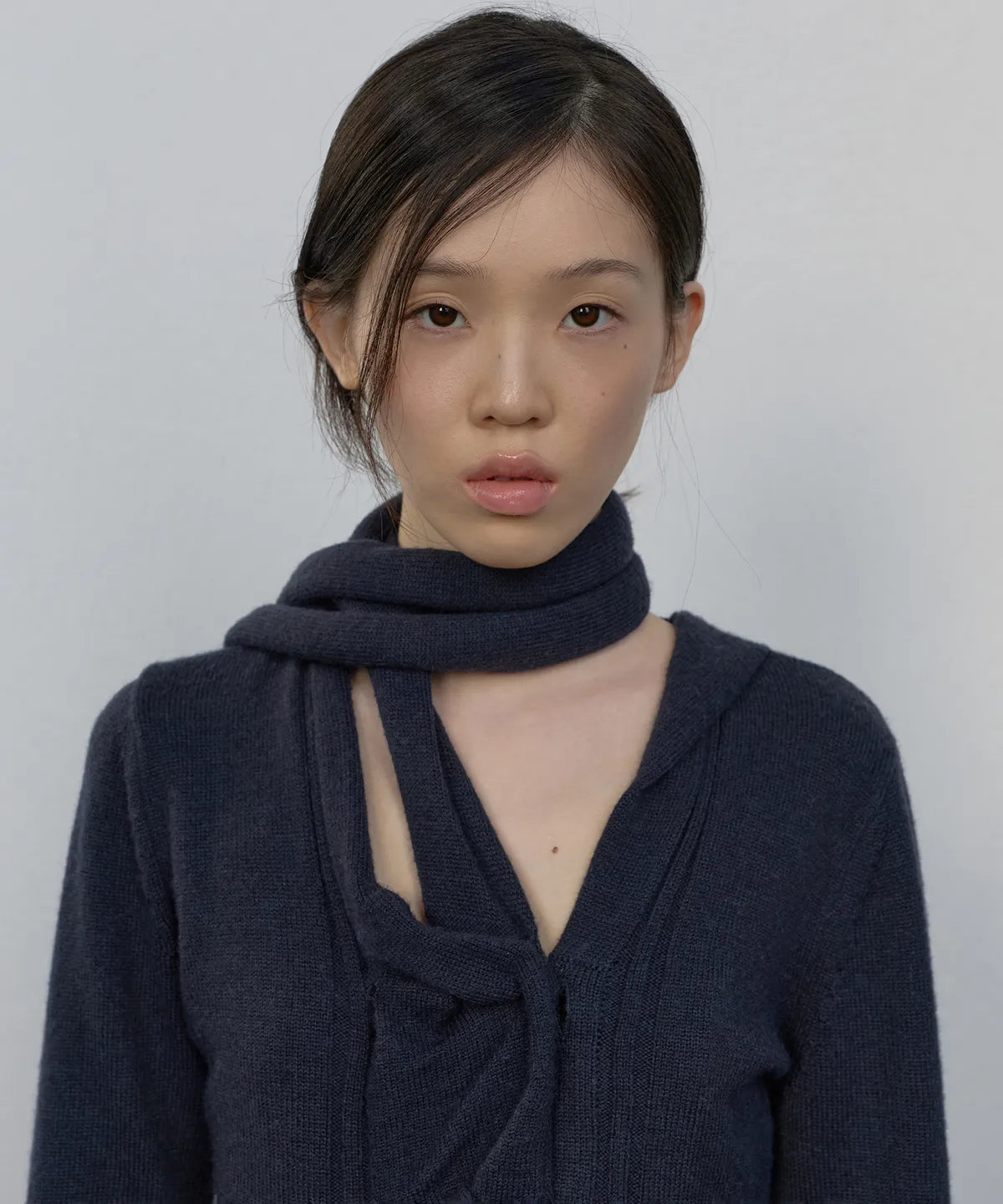 【Flare up】Sculpted Draped Cardigan - 2 colors