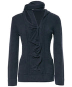 【Flare up】Sculpted Draped Cardigan - 2 colors