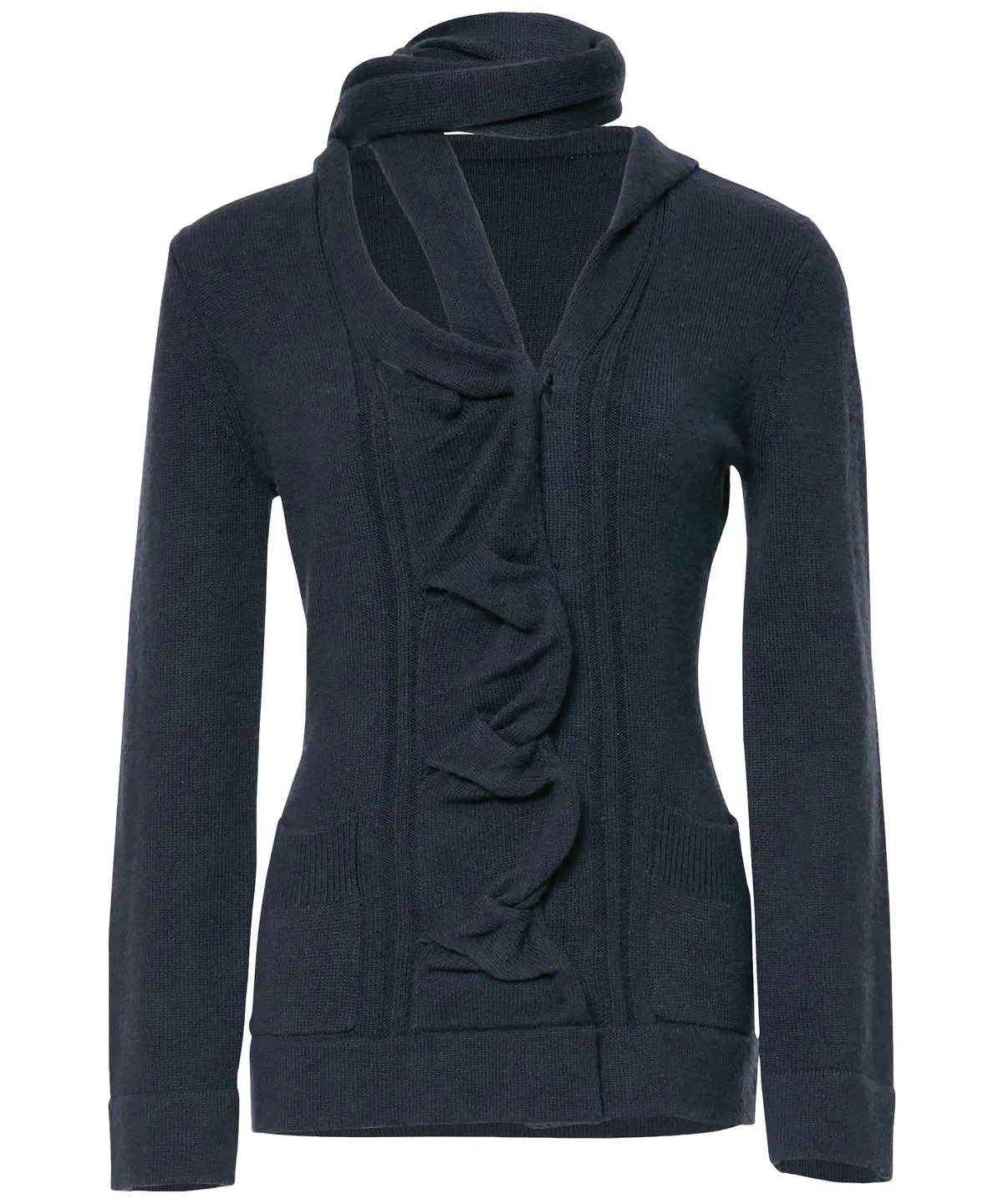【Flare up】Sculpted Draped Cardigan - 2 colors