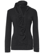 【Flare up】Sculpted Draped Cardigan - 2 colors
