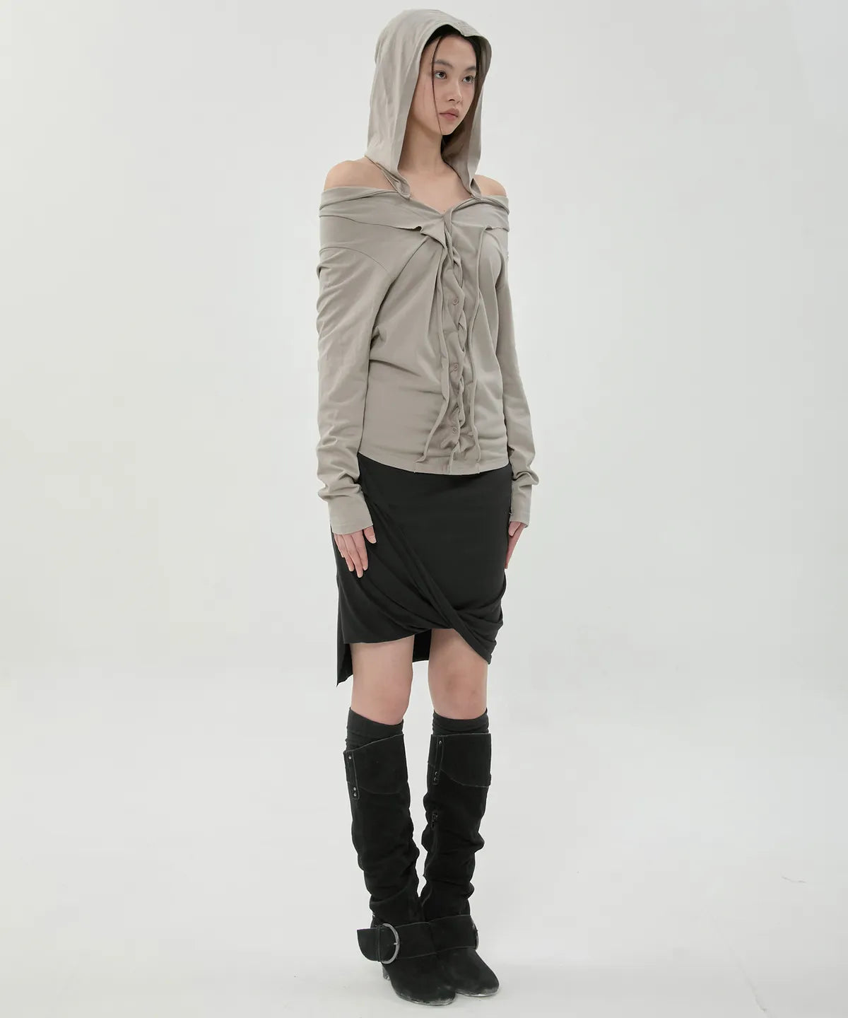 【Flare up】Braided Cardigan - 3 colors