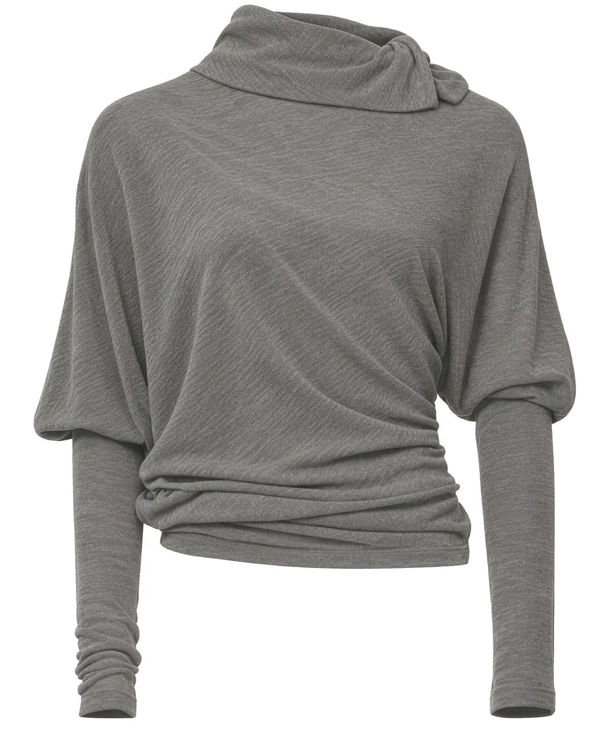 【Flare up】Knit Asymmetrical Long Sleeve - 3 colors