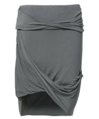 【Flare up】Asymmetrical Midi Skirt  - 2 colors