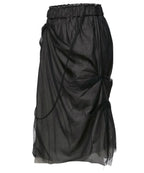 【Flare up】Sheer Layered Midi Skirt