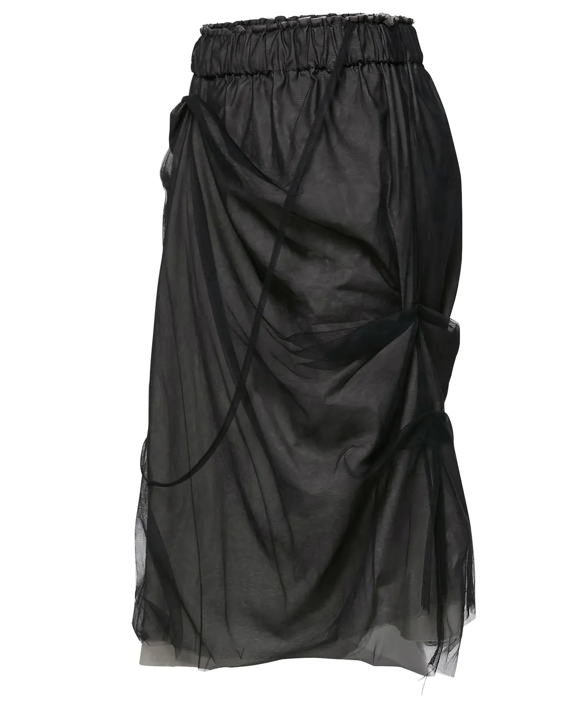 【Flare up】Sheer Layered Midi Skirt
