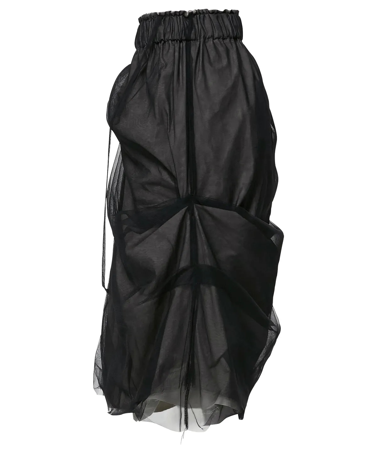 【Flare up】Sheer Layered Midi Skirt