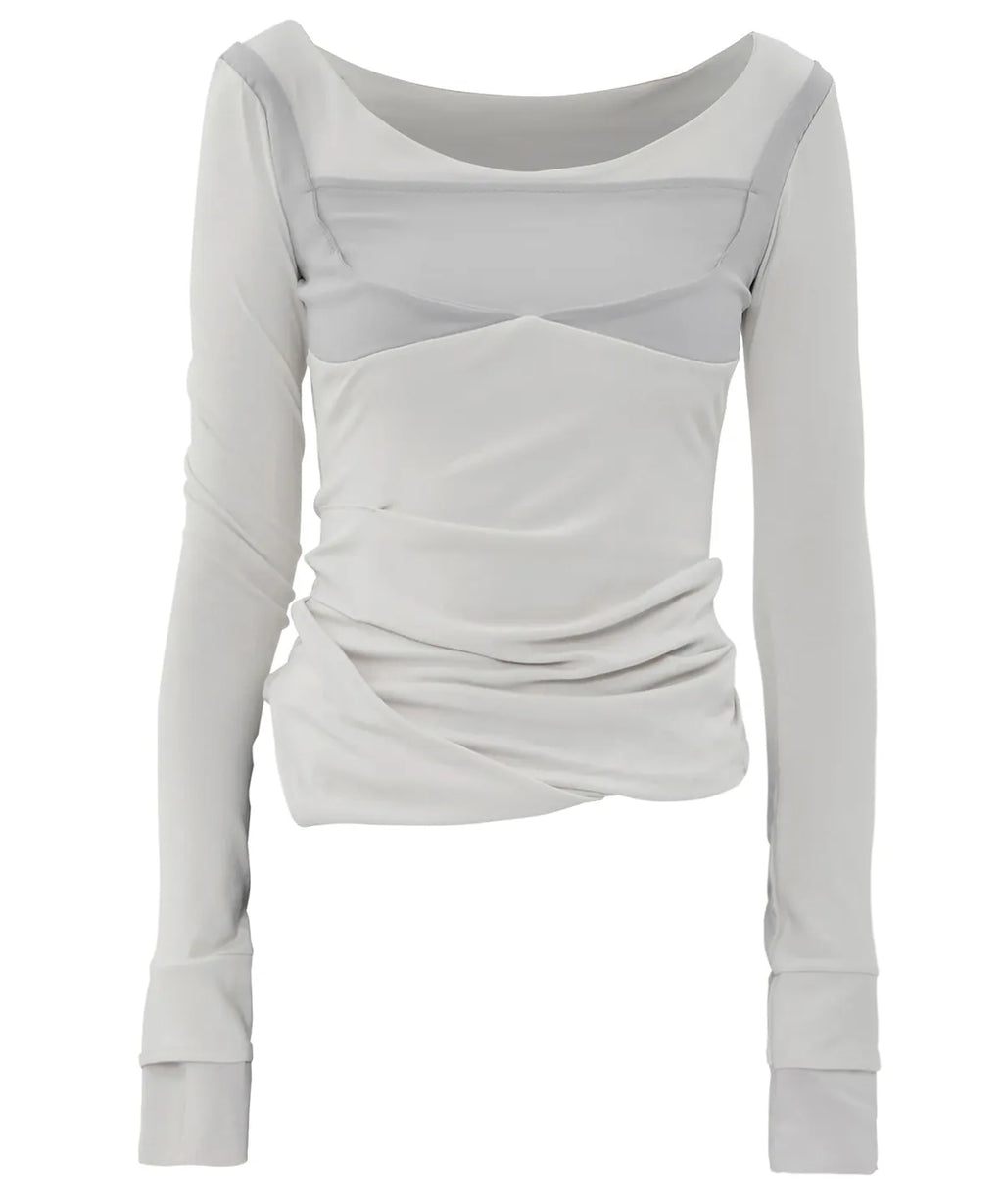 【Flare up】Layered Sculpted Long Sleeve - 3 colors