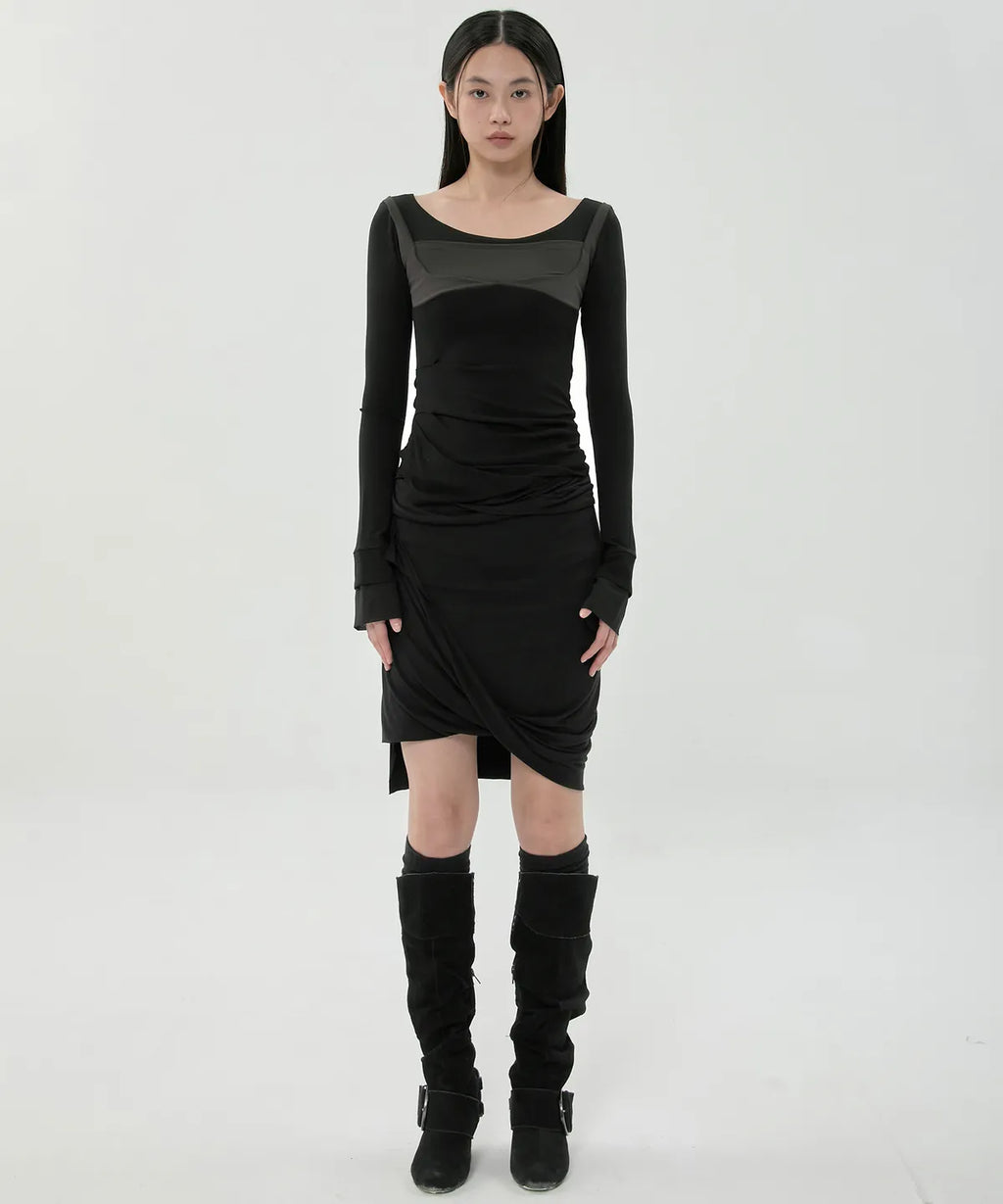 【Flare up】Layered Sculpted Long Sleeve - 3 colors