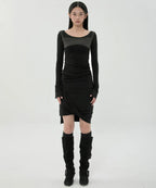 【Flare up】Layered Sculpted Long Sleeve - 3 colors