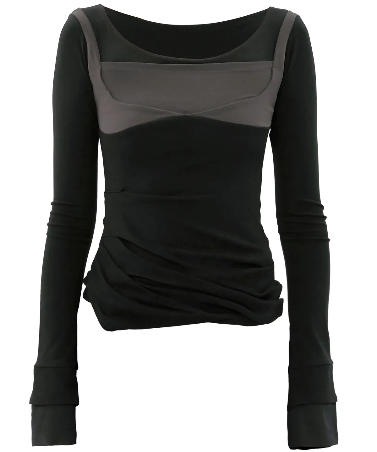 【Flare up】Layered Sculpted Long Sleeve - 3 colors