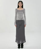 【Flare up】Layered Sculpted Long Sleeve - 3 colors