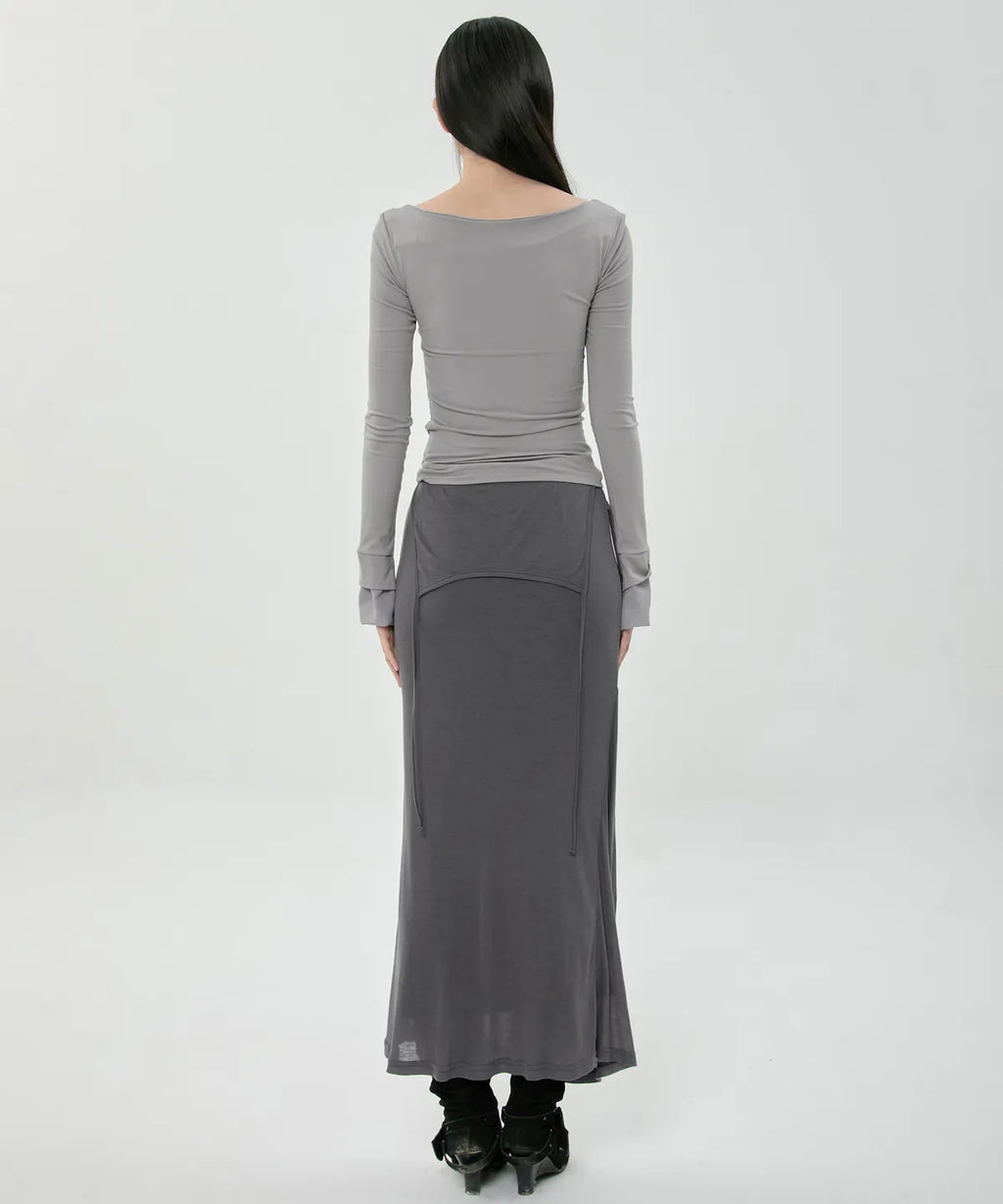 【Flare up】Layered Sculpted Long Sleeve - 3 colors