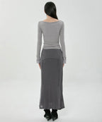 【Flare up】Layered Sculpted Long Sleeve - 3 colors