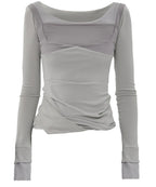 【Flare up】Layered Sculpted Long Sleeve - 3 colors