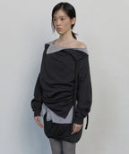 【Flare up】2-Layered MTM top - 5 colors