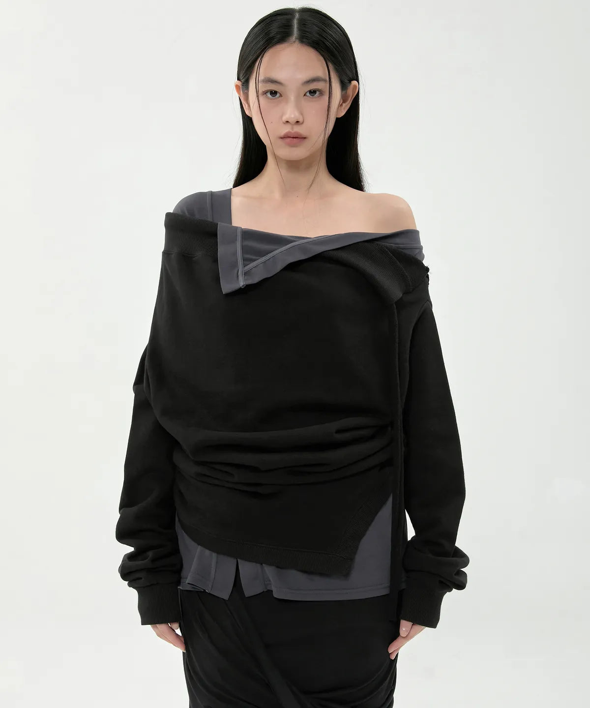 【Flare up】2-Layered MTM top - 5 colors