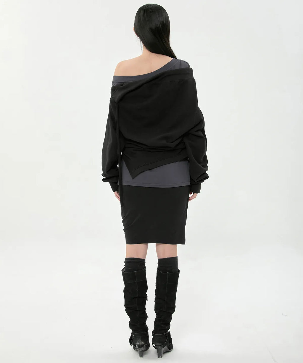 【Flare up】2-Layered MTM top - 5 colors