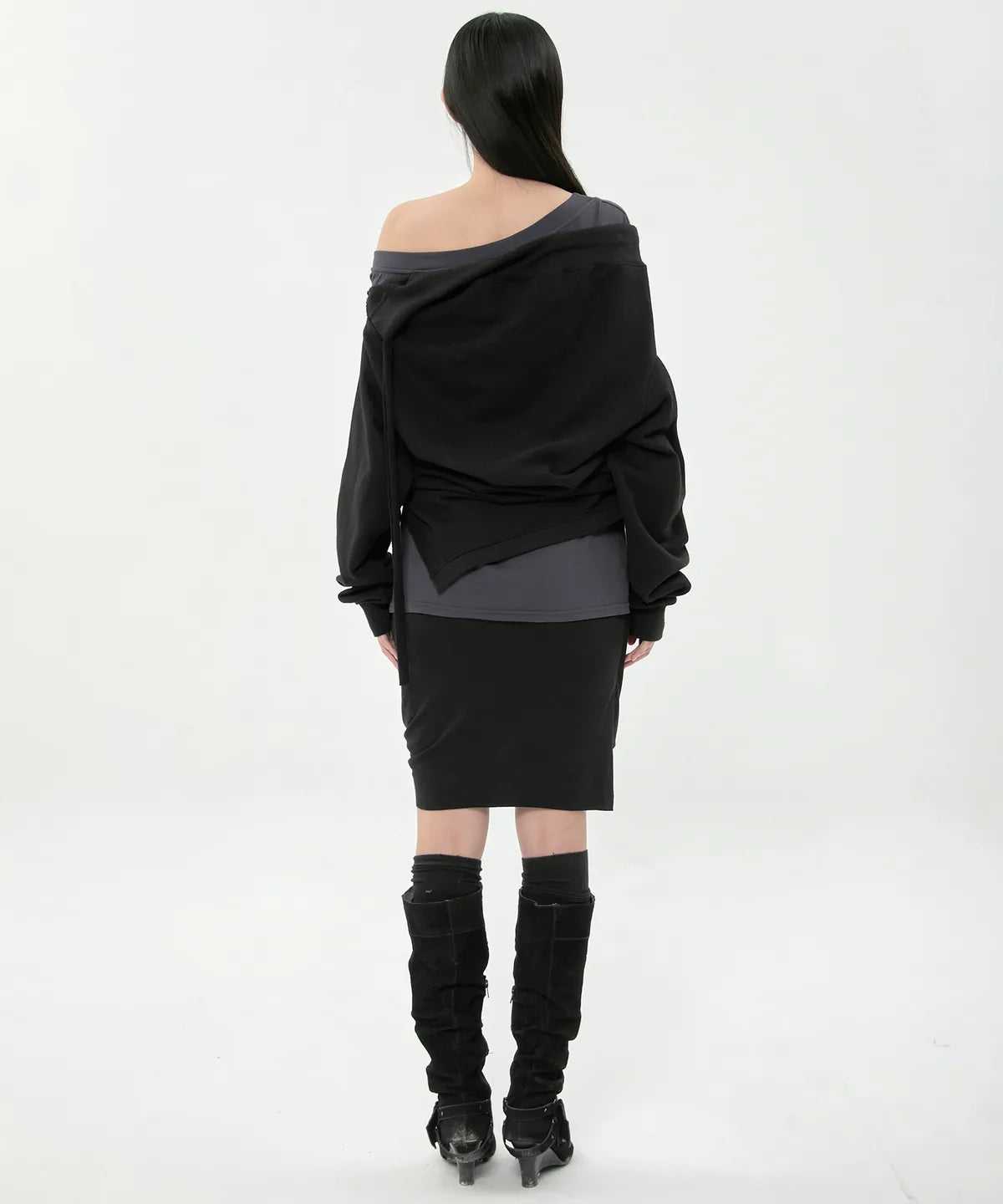 【Flare up】2-Layered MTM top - 5 colors