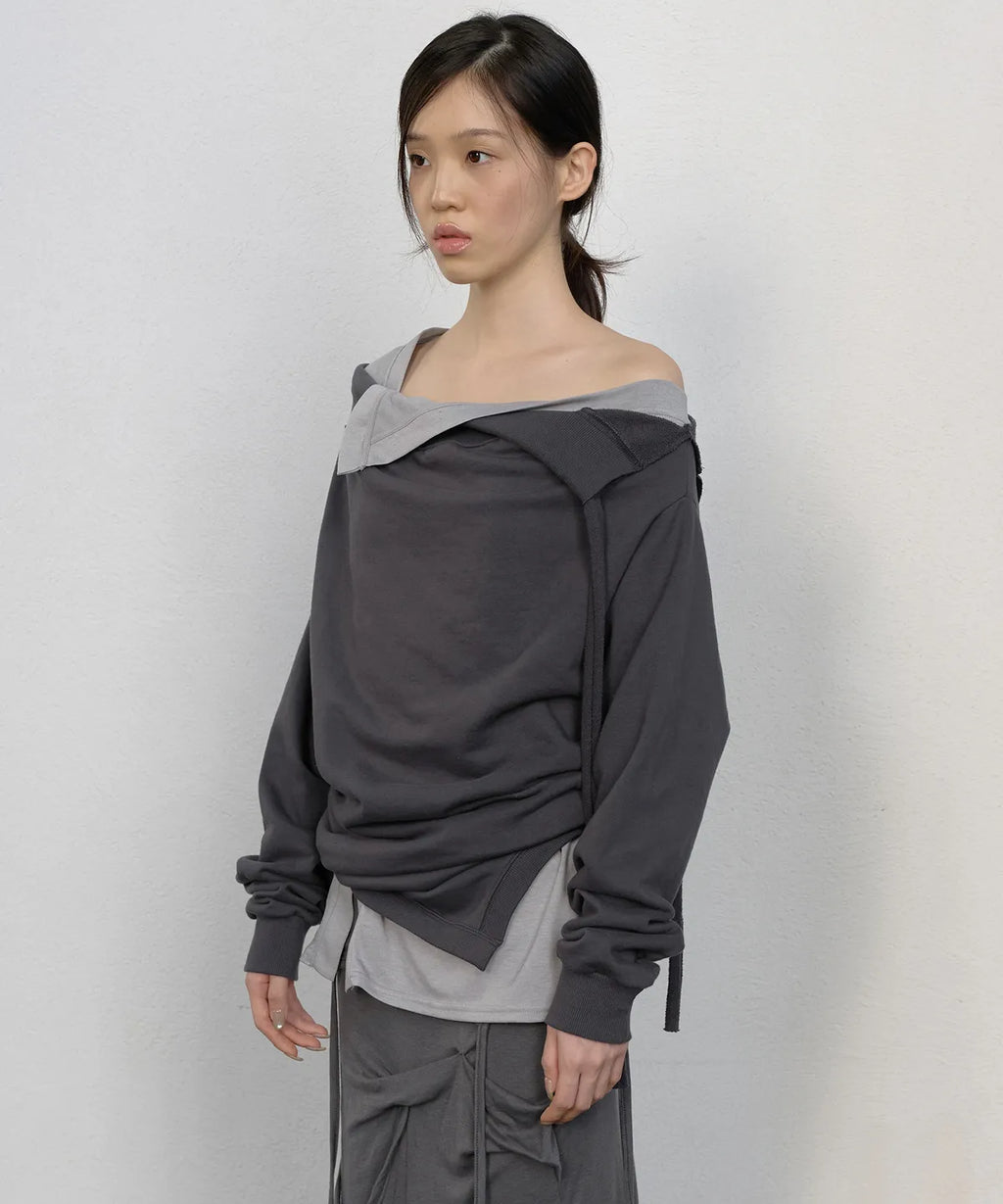 【Flare up】2-Layered MTM top - 5 colors