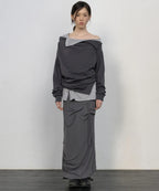 【Flare up】2-Layered MTM top - 5 colors