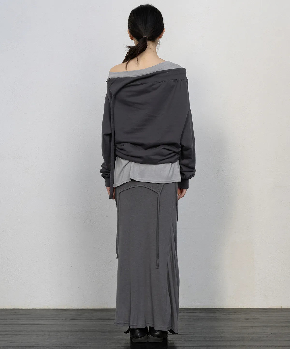【Flare up】2-Layered MTM top - 5 colors