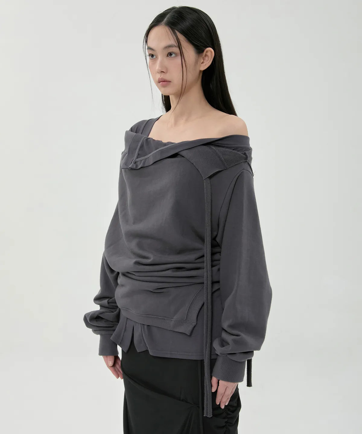 【Flare up】2-Layered MTM top - 5 colors