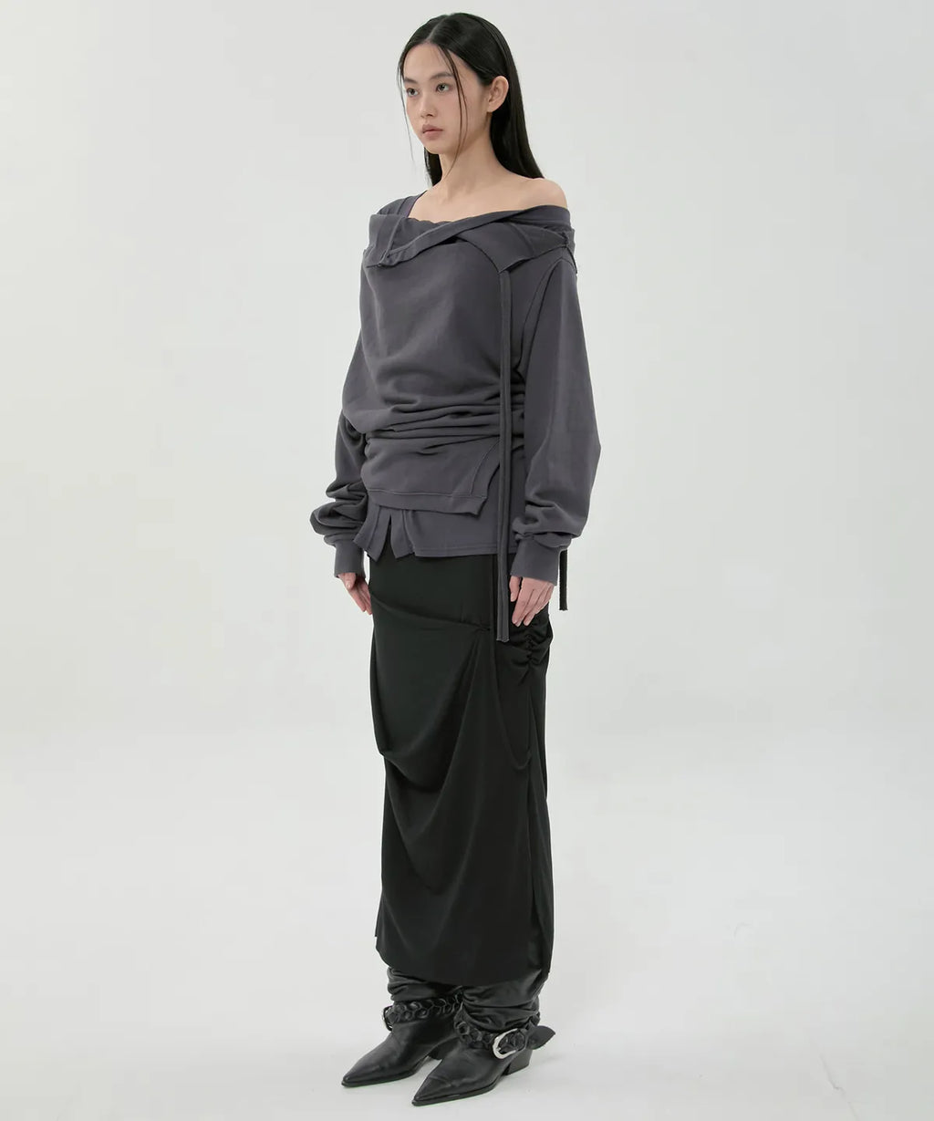 【Flare up】2-Layered MTM top - 5 colors