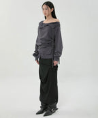 【Flare up】2-Layered MTM top - 5 colors