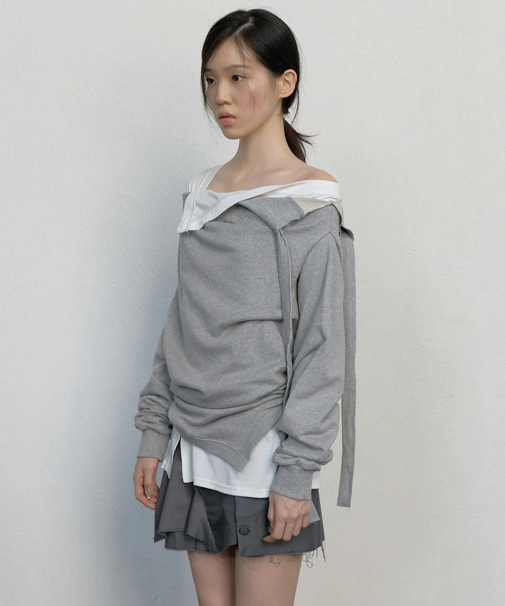 【Flare up】2-Layered MTM top - 5 colors