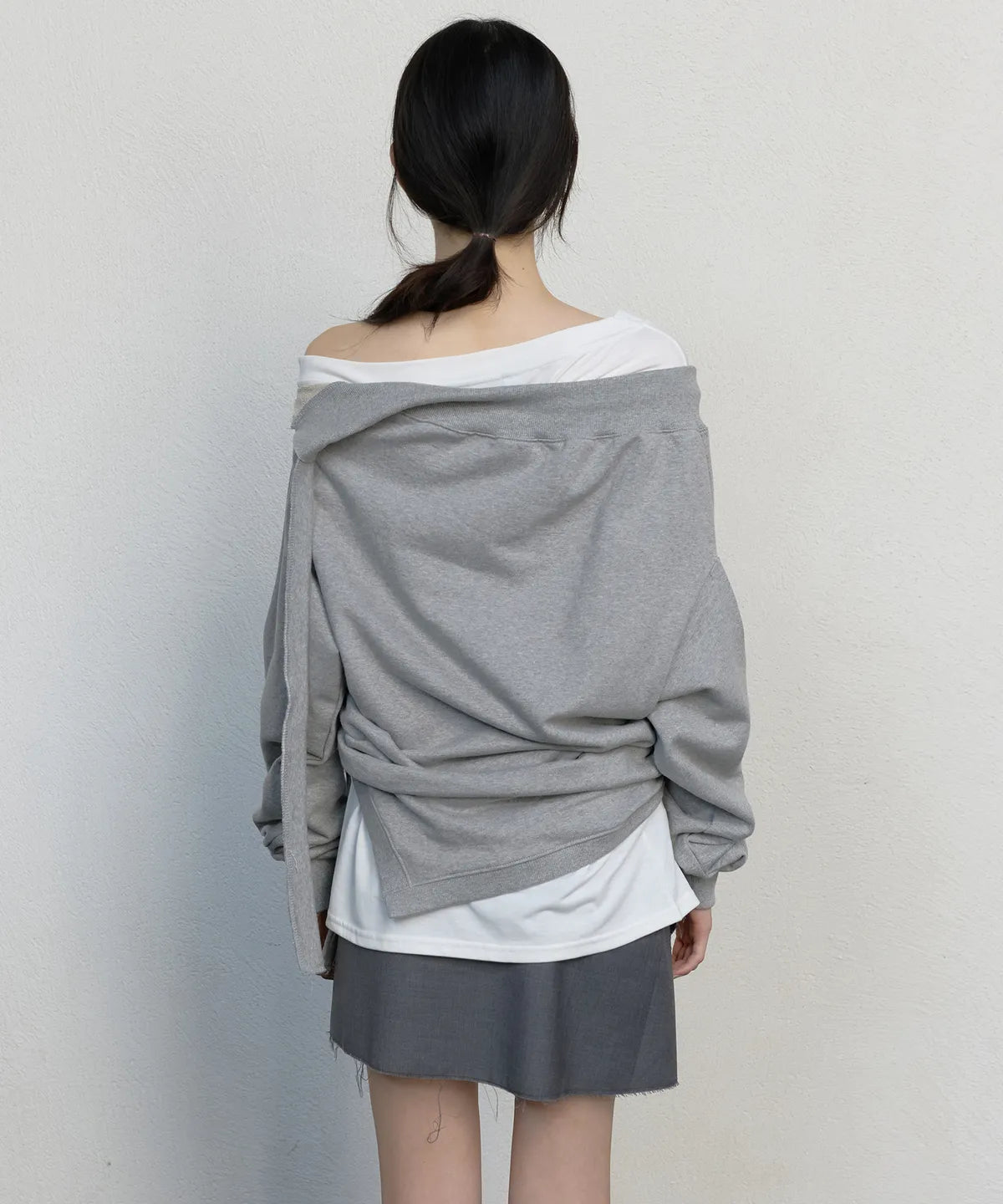 【Flare up】2-Layered MTM top - 5 colors