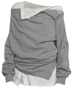 【Flare up】2-Layered MTM top - 5 colors