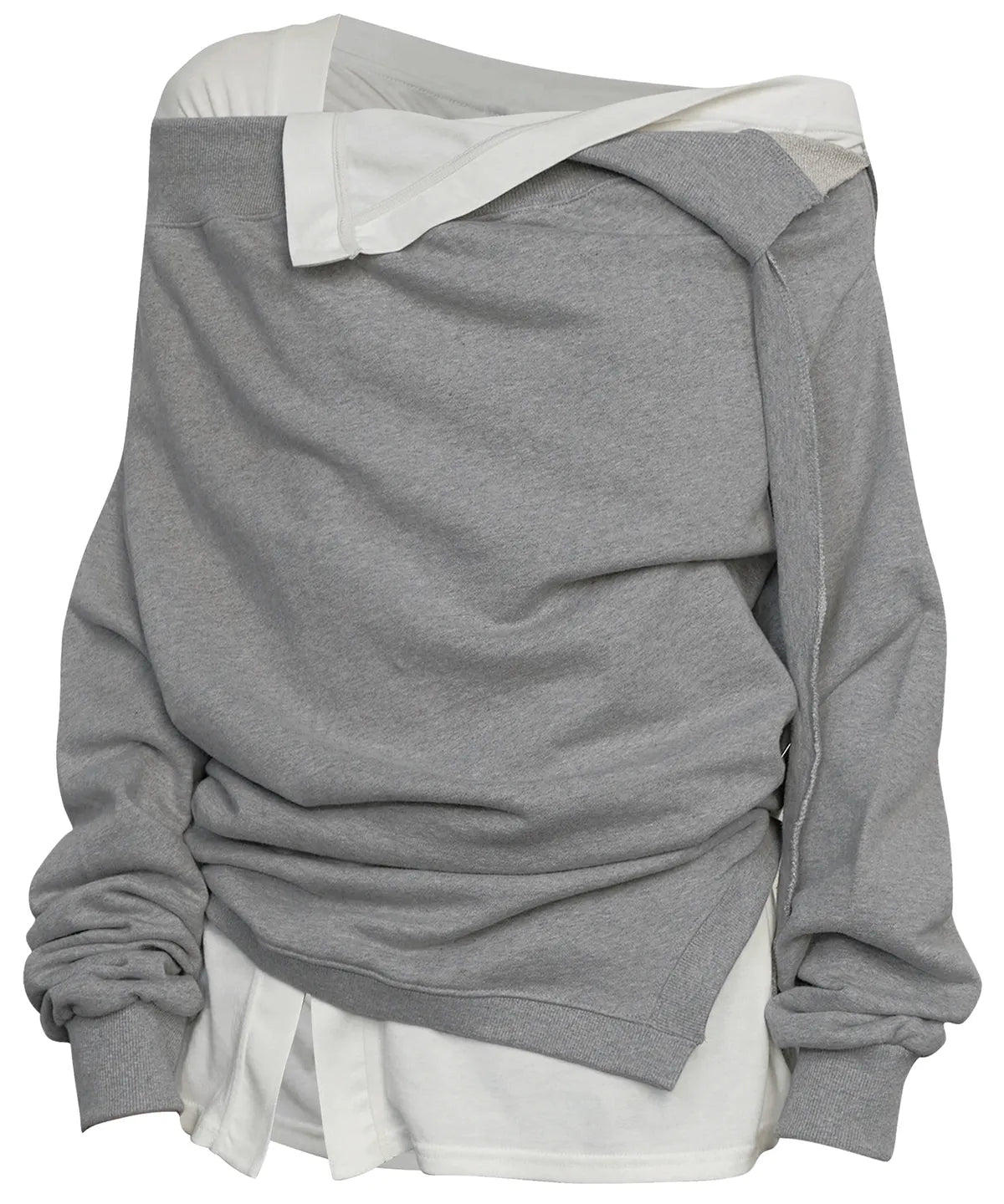 【Flare up】2-Layered MTM top - 5 colors