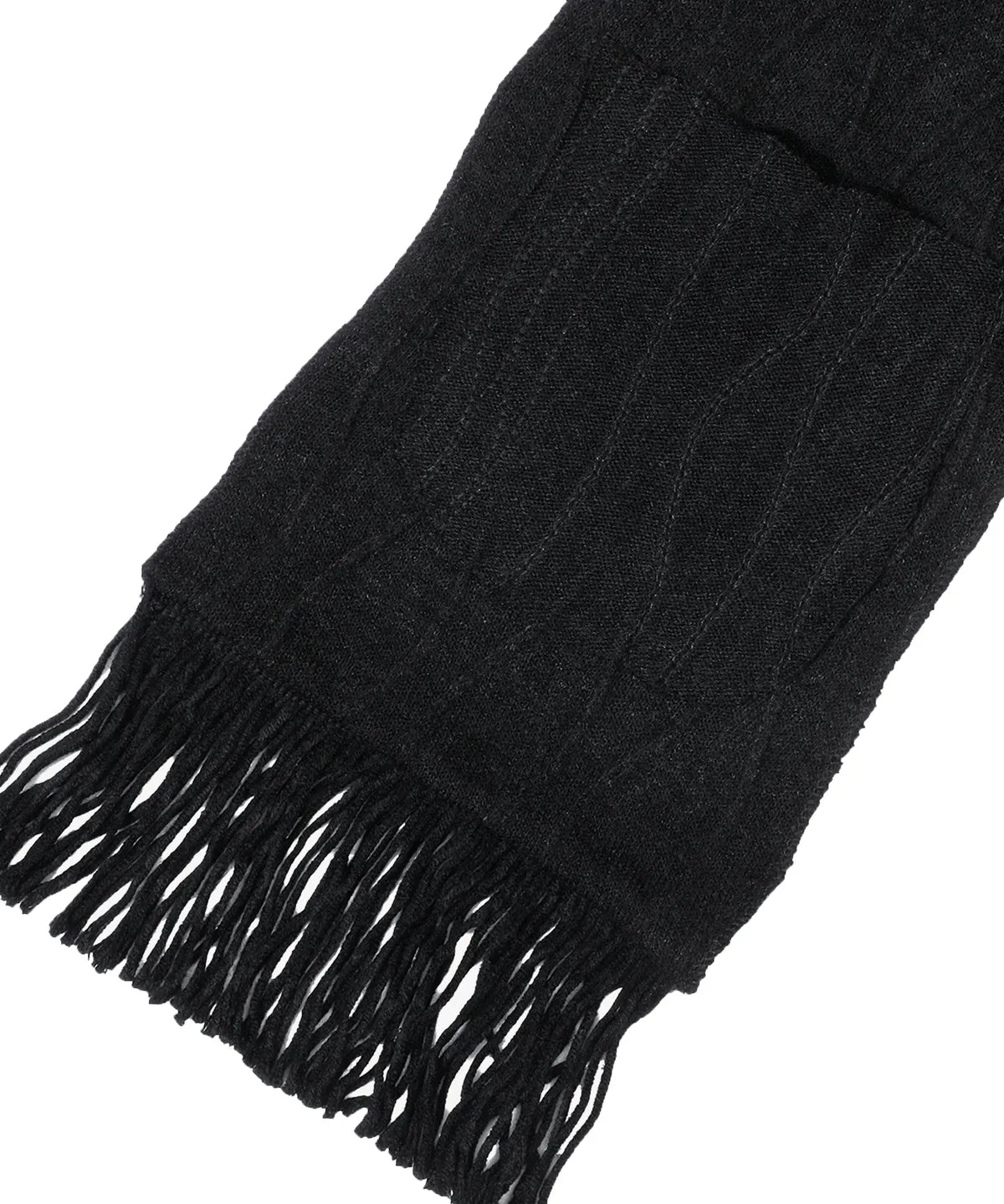 【Flare up】Hoodie Muffler - Black