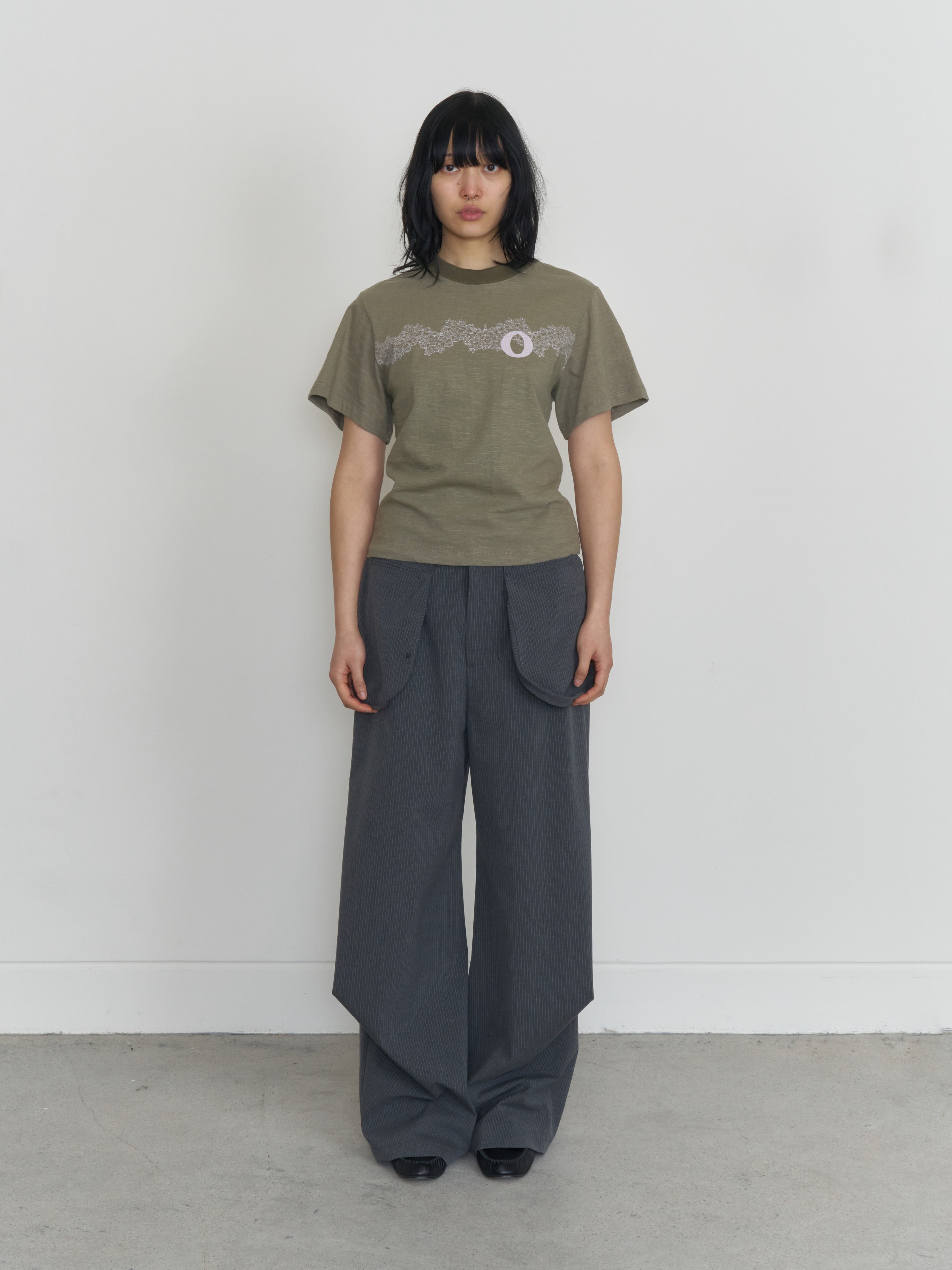 【odlyworkshop】Doily Corset Tee - 3 colors