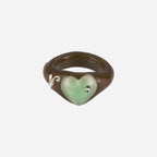 【NFF】prism heart ring - 2 colors
