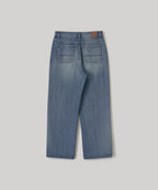 【another office】Atelier Wide Denim Pants - Faded Blue