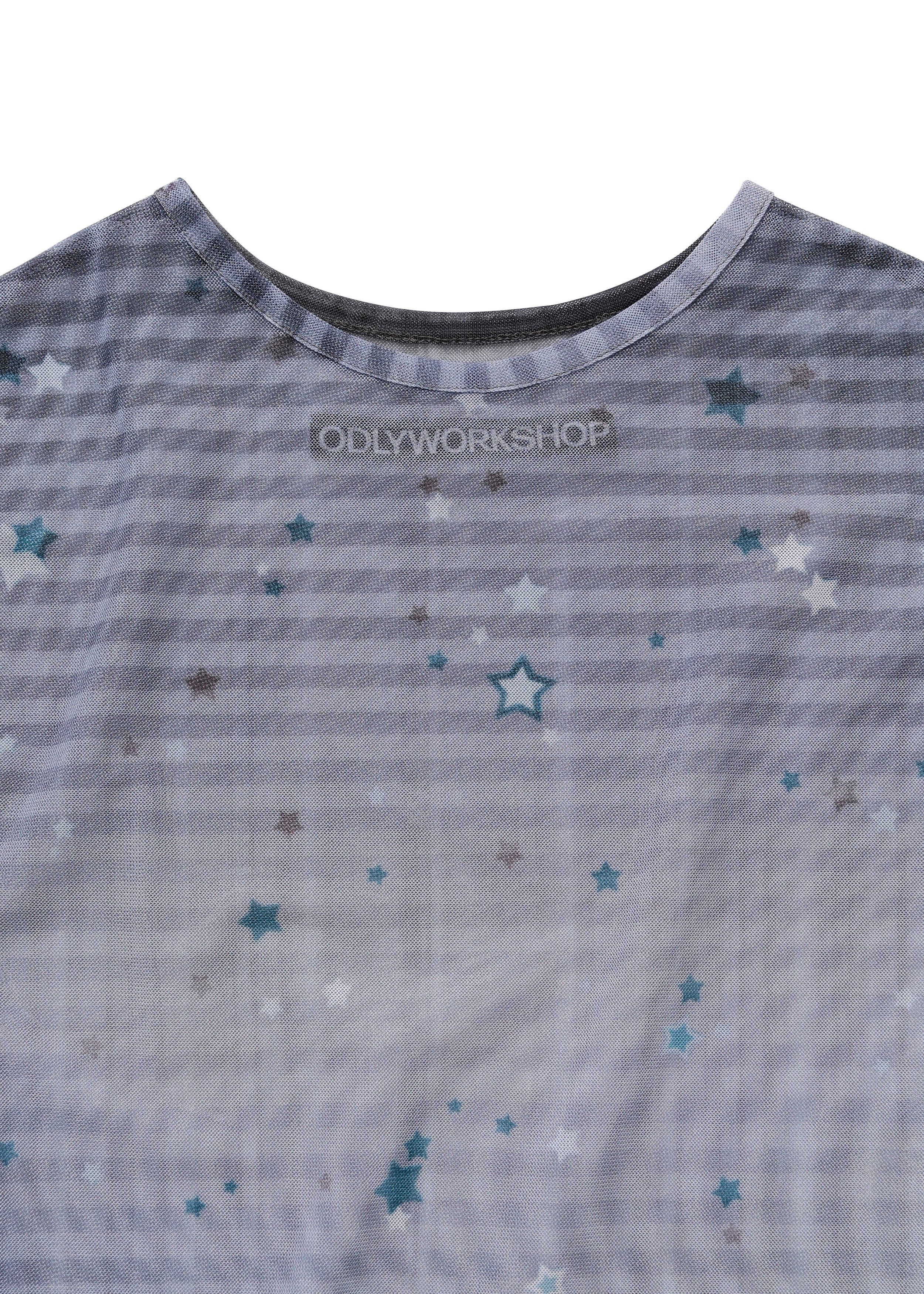 【odlyworkshop】Starburst Mesh Tee
