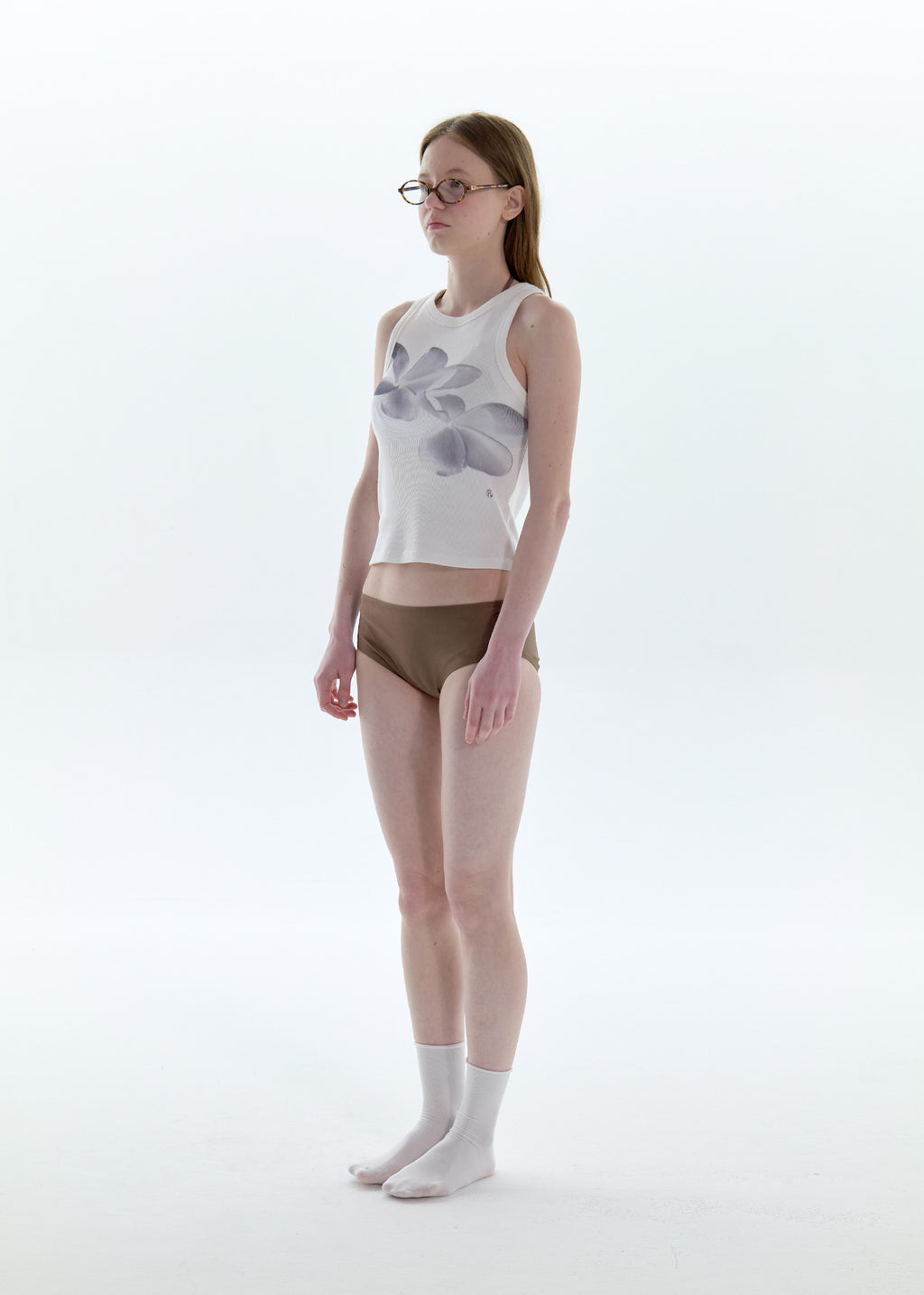 【PISCESS】Flower Sleeveless Top - 4 colors