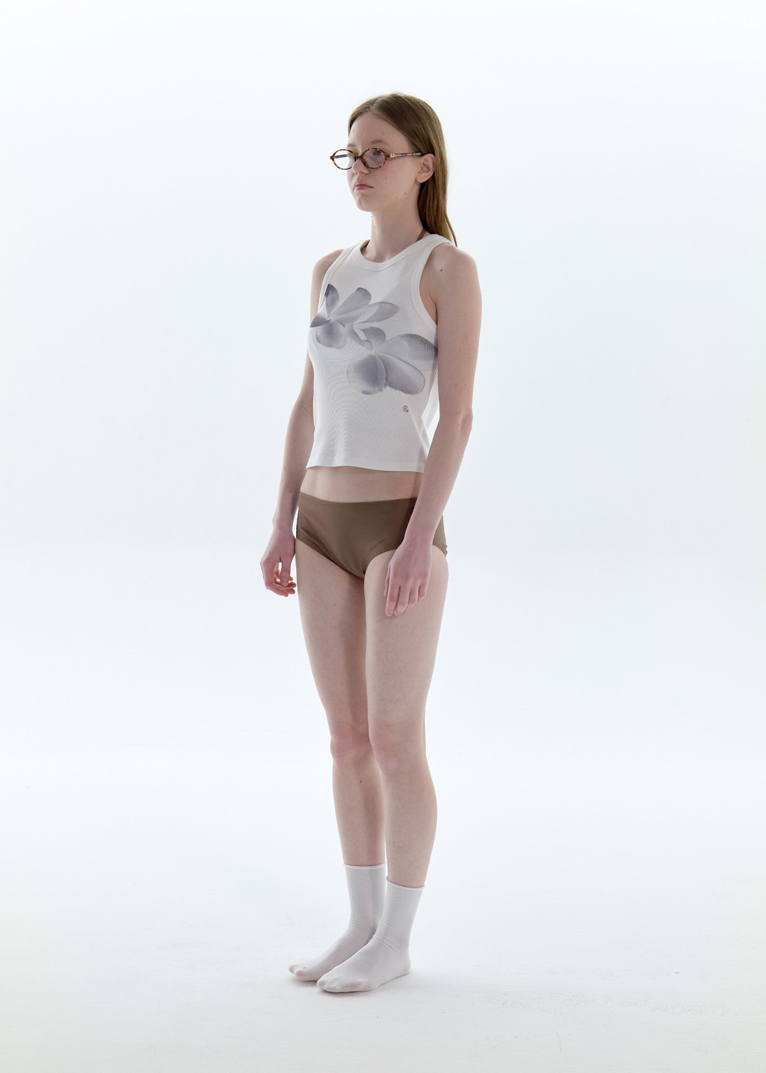 【PISCESS】Flower Sleeveless Top - 4 colors