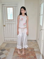 【THE PORTA】ROSE SLEEVELESS TOP - 2 colors