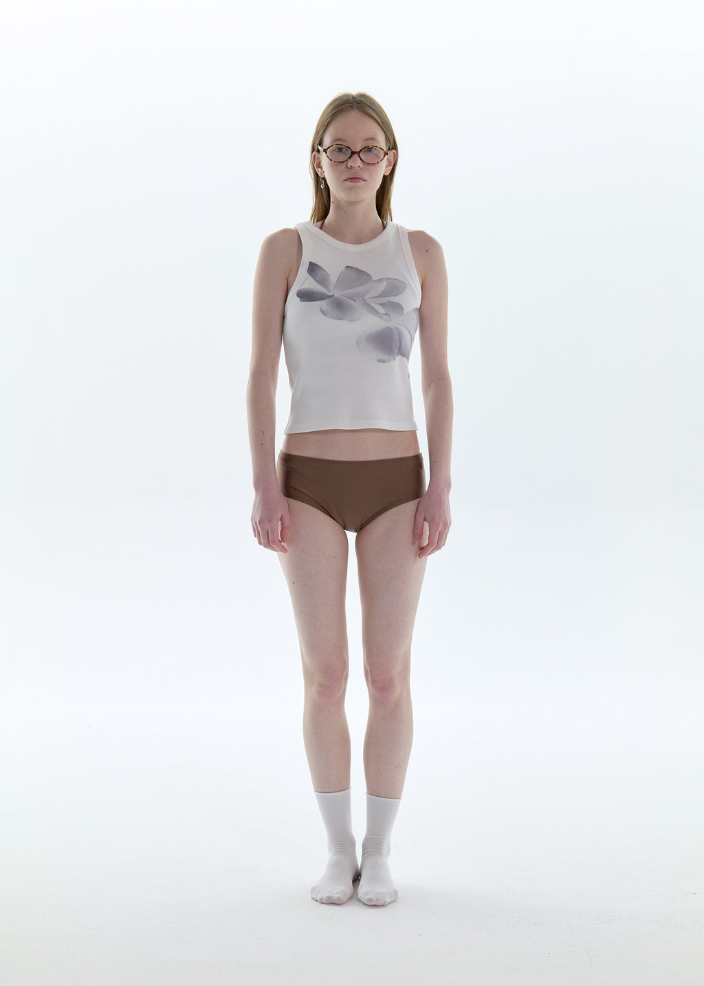 【PISCESS】Flower Sleeveless Top - 4 colors