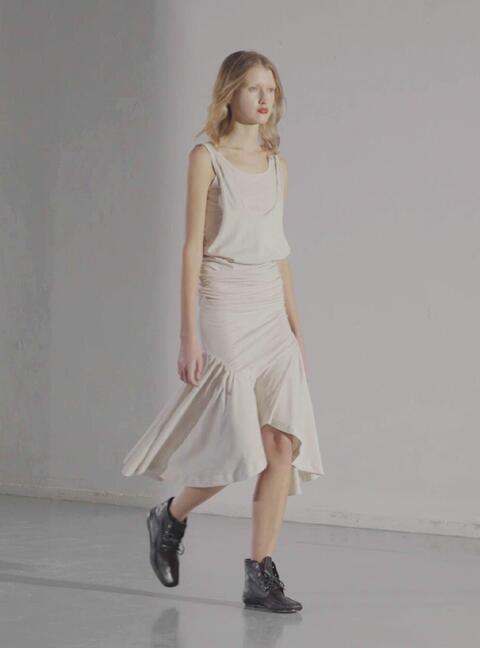 【odlyworkshop】Layered Scoop Dress - 3 colors